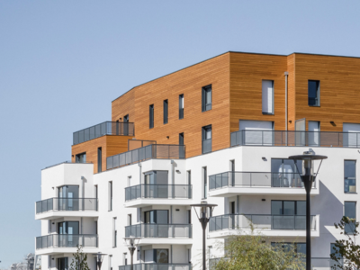 Bardage bois logement collectif cergy