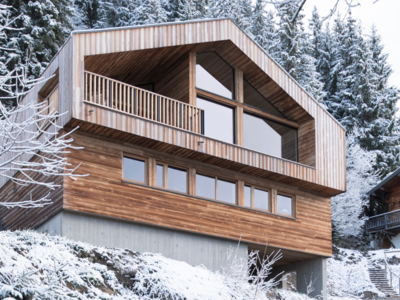 Chalet montagne bardage bois