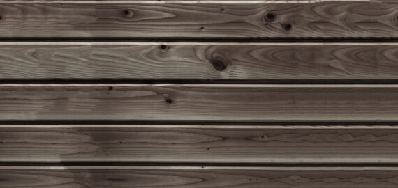 Aging wood cladding