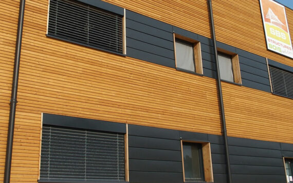 WOOD CLADDING OF THE S.B.S. OFFICE – (74)