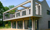 Wood cladding in Larch