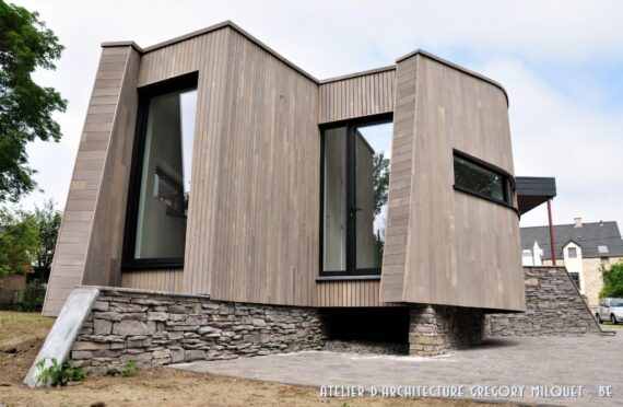 Des façades bois aux teintes tendance et contemporaines