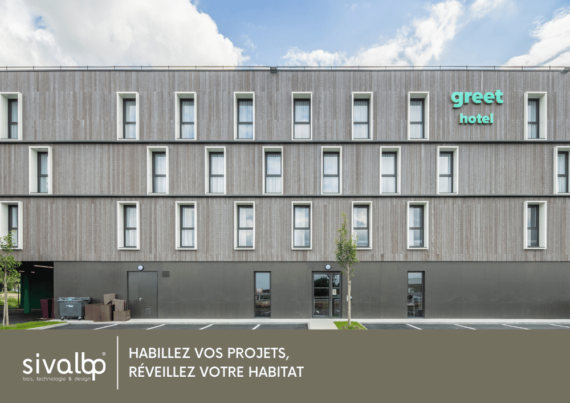 Projet Greet Hotel – New Age – Bardage Mélèze